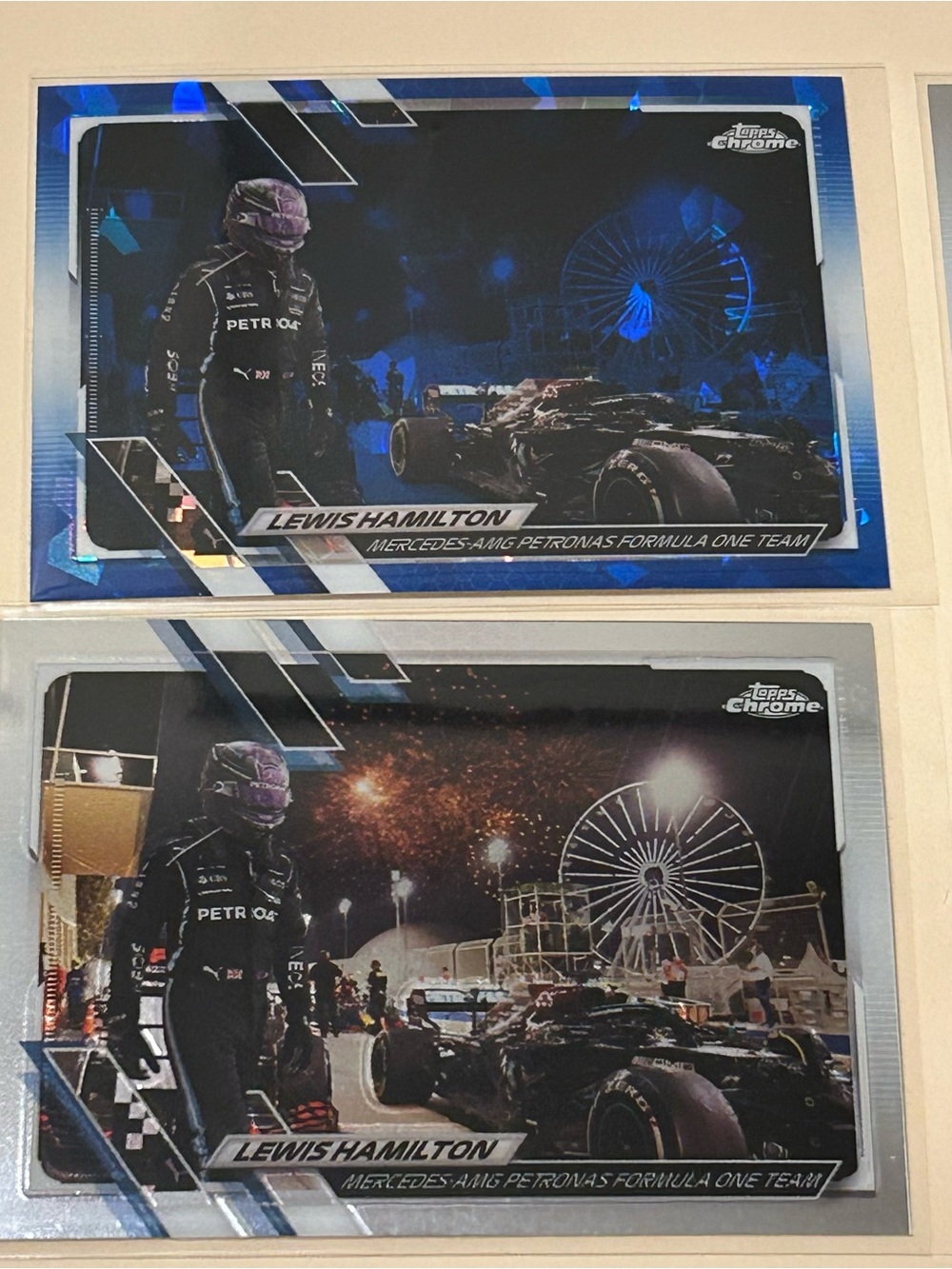 Lewis Hamilton Topps Cards Lot of 4 Sapphire and more - Picture 6 of 10